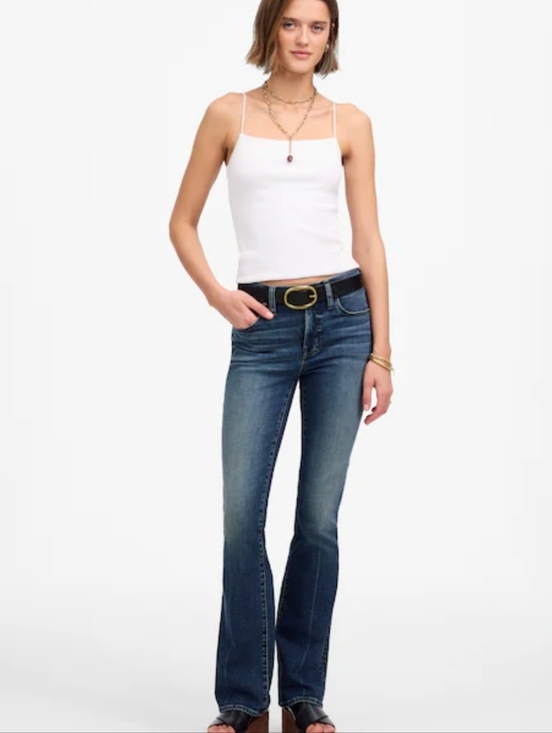 Madewell Denim - Madewell Petite Kick Out Full-Length Jeans in Devito Wash Size 23 Petite‎
